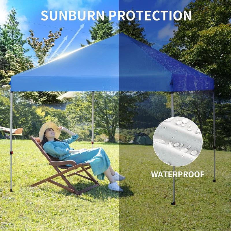 10x10 Canopy Replacement top, Waterproof Canopy Replacement Cover for Straight