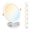 PARMIDA (6 Pack) 8 Inch Ultra-Thin LED Recessed Ceiling Light