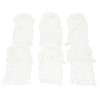 6PCS Billiards Table Net Pocket White Durable Cotton Billiard Pockets