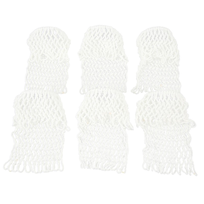 6PCS Billiards Table Net Pocket White Durable Cotton Billiard Pockets