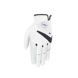 Callaway Golf Syntech Men's Golf Glove 2025 - Left Hand for Right Handed Golfer, L, White