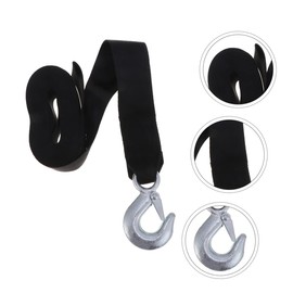 TEHAUX Replacement Marine Winch Strap 4.7cm Wide 1.5t Tension Ratchet Tie down Easy to Use for Trailer Winch