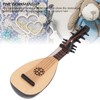 Mini Lute Pipa Model, Musical Instrument Wooden Photo Prop, Chinese