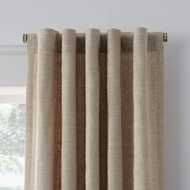 MODE Premium Collection Side Mount 1 1/8" Diameter Curtain Rod Set of Two with Brushed Gold End Cap Finials and Steel Wall Mounted 12” to 20” Adjustable Curtain Rods, Brushed Gold