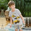 LXKA Boys Pyjamas Short Sets Kids Pjs Summer Toddler Boy