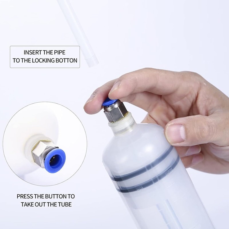 AIMALL Automotive Fluid Extraction & Filling Syringe Kit, Vacuum Pump
