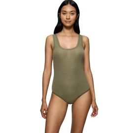 Triumph Women's Beauty Layers Body Shirt, Sage Green, L