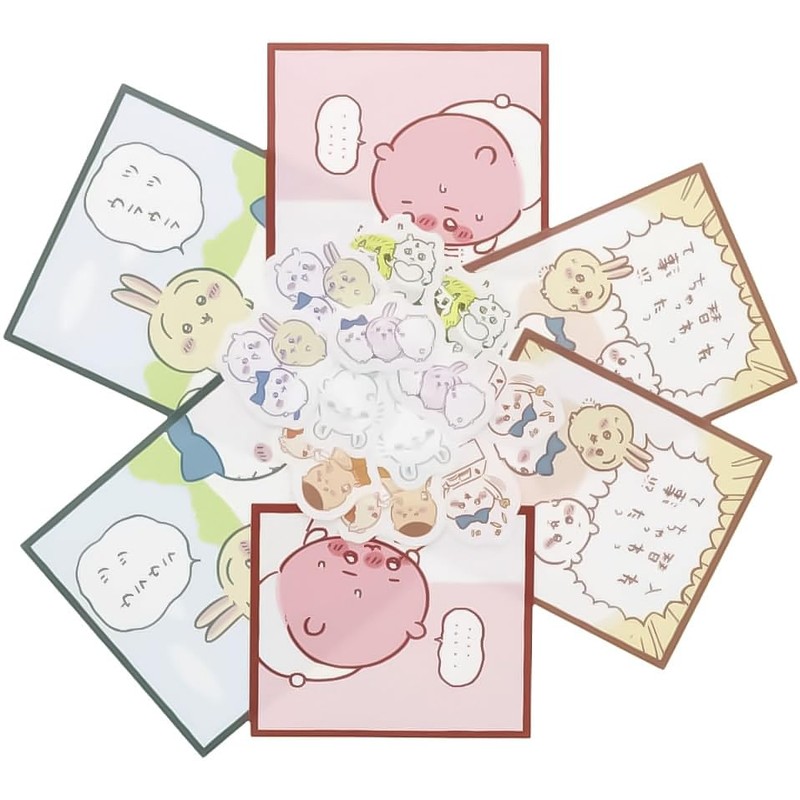 Sunstar Stationery S8587728 Chiikawa Seal, Peace Seal, Comic Scene