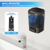 SVAVO Wall Mounted Soap Dispenser Kitchen Bathroom Manual Soap Dispenser