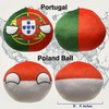 Raclove 6PC Countryballs Plushies - Soft & Educational National Character