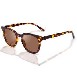 LianSan Full Readers Sunglasses for Women - Stylish Reading Sunglasses with Readers Built in with Spring Hinge UV Protection(Tortoise,1.75x)