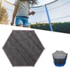 Trampoline Rain Covers,Sunshade Canopy Awning for Trampoline - Waterproof Foldable