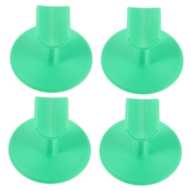 Healvian 4Pcs Plastic Nail Art Support Stand with Non Slip Base for Stable Finger Positioning Washable and Portable Manicure Tool for Home Salon and Travel Use