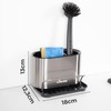 Vileda Stainless Steel Sink Organiser with Sponge Holder - Practical