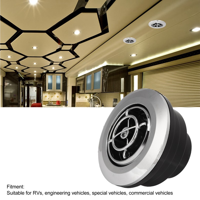 RV Air Outlet Vent Roof Round Air Conditioner Ventilation Deflector