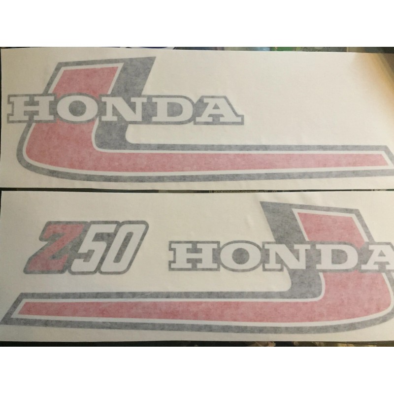 Honda Z50 Mini Trail 50, Gas Tank Decals, Graphics, 1976