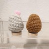 Crochet Potato Couple with Heart, Crochet Heat Hug Keychain, Hug