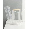 Wahei Freiz RG-0453 Glass Stand with Tray for Kitchen Laundry