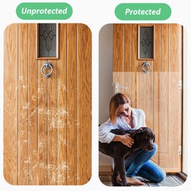 Door Protector from Dog Scratching 200" x 8.2" Cat Scratch Door Frame Single Sided Adhesive Protector Anti Dog Scratch Door Guard for Dogs Clear CHUANGSEED | CHUANGSEED