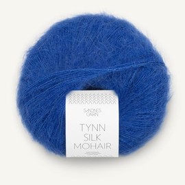 SANDNES GARN Tynn Silk Mohair – Colour: Dazzling Blue (5845) – 25 g/Approx. 212 m Wool