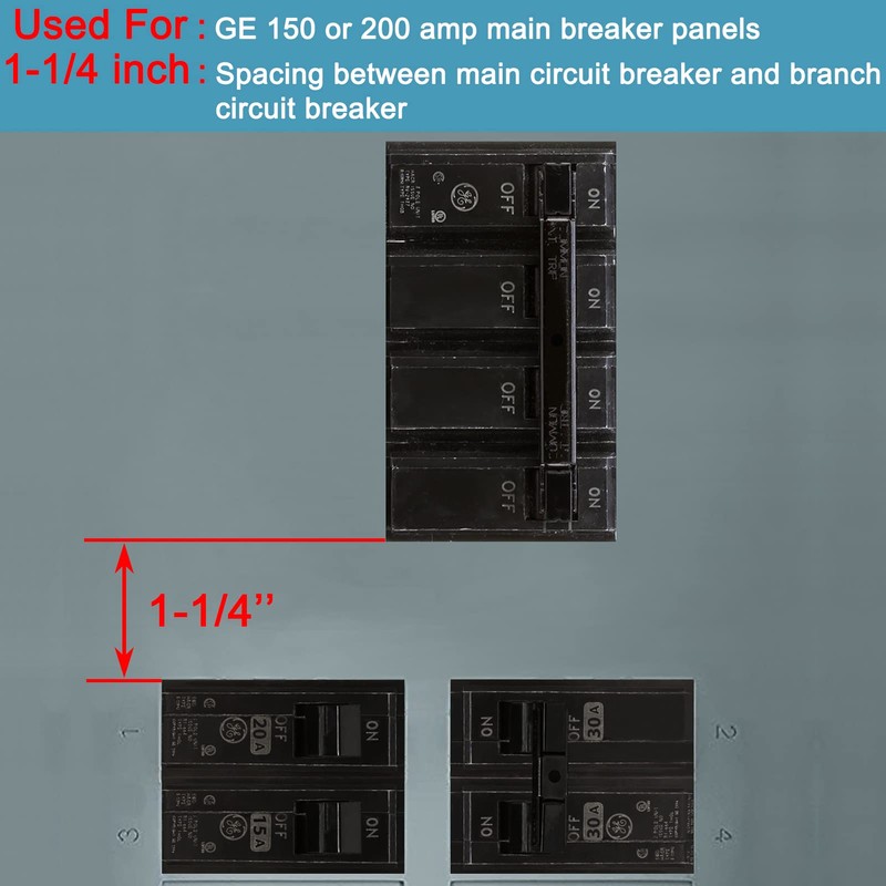 Generator Interlock Kit Compatible with General Electric GE 150 or