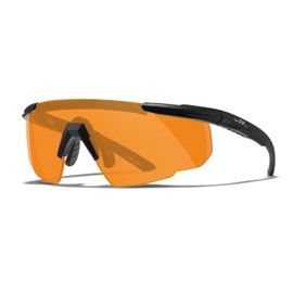 Wiley X Unisex's Saber Advanced Sunglasses, Matte Black/Light Rust, Medium/X-Large