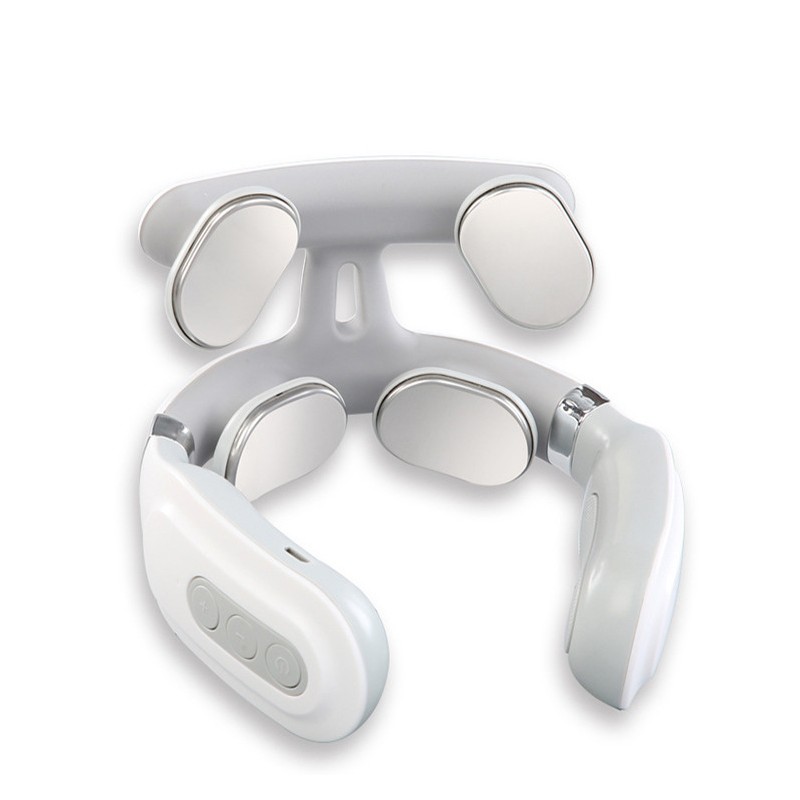 Four-head cervical spine heating care neck physiotherapy multi-functional massage massager
