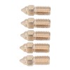 10 Pcs 3D Printer Nozzle Brass 0.4mm M6 High Flow