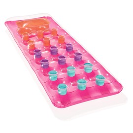 Bestway Fashion Lounge Solar Air Mattress with Viewing Window (Pack of 2, Pink)