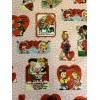 Michael Miller Fabrics VINTAGE VALENTINES MICHAEL MILLER RETRO GREETING CARDS