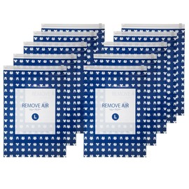 [Made in Japan] Travel Business Trip Convenient Clothing Compression Bag rimu-buea- ● Patent Method Reverse Mailing Valve Use ● Large Set of 10 