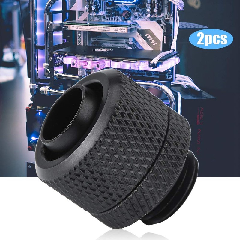 Ticfox Pack of 2 Water Cooling PC, G1/4 Brass Thread