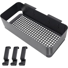 P.A.L. Pop-and-Lock Accessory for Traeger Ironwood 885, Storage Bin and 3 Pcs Hooks for Traeger Grills Ironwood 885, Pro Series 34, Pro Series 22, Pro D2 575, Pro 780, Ironwood 650, Fits Pit Boss, for