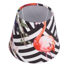 Lampshade Modern Simple Velvet Exquisite Conical Decorative Lampshade for E27 E14 Lamp Head Flamingos