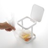Yamazaki Industries 3330 Plastic Bag Eco Holder with Lid, Tower,