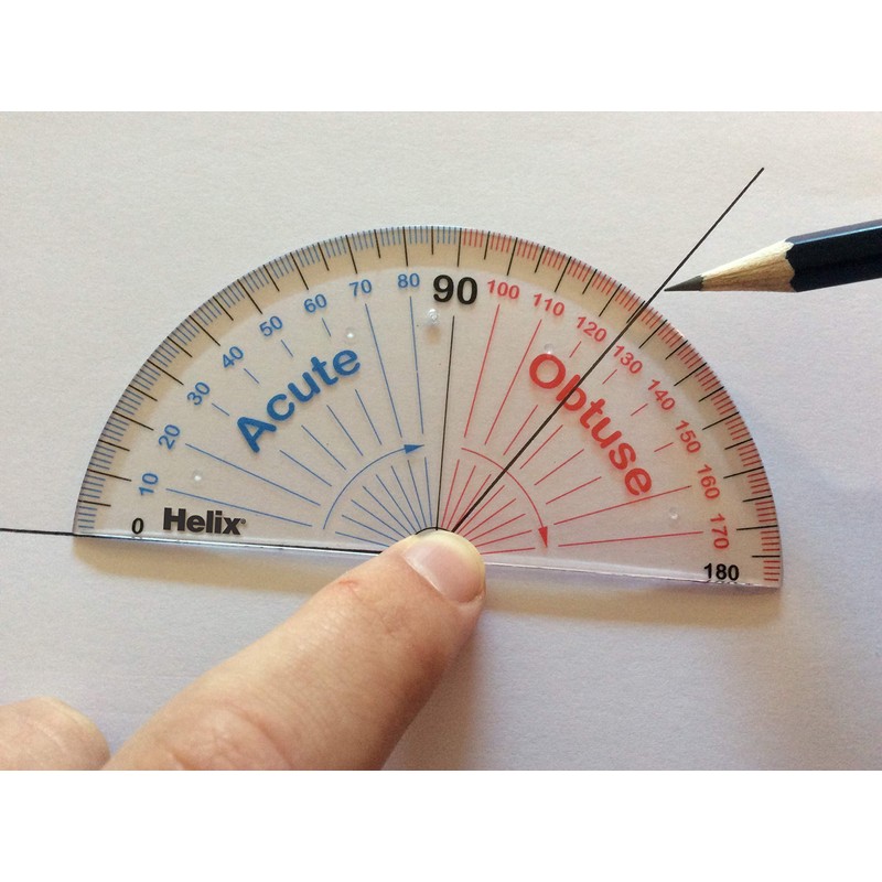 Helix Learning Protractor (Box of 25) Assorted 086801