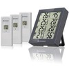 Bresser Temeo Hygro Quadro Thermometer with 3 Outdoor Sensors