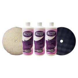 Speedokote Steps 1, 2 & 3 Auto Polishing System, SS-685, SS-664 & SS-668, Qt. Each & Pads