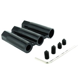 Abfer Shift Knob Adapter Car Gear Stick Shifter Replacement Kits Accessories for Most Vehicle Truck (Resin)