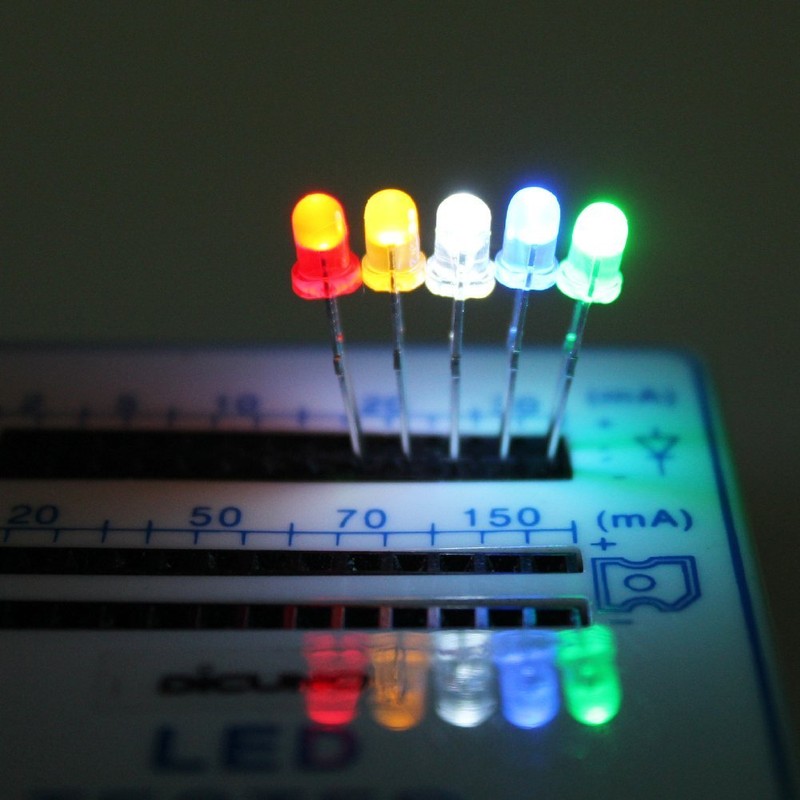 DiCUNO Light Emitting Diode, 0.1 inch (3 mm) LED Diode,