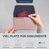 VON HEESEN Leather Passport Holder with RFID Protection - Passport