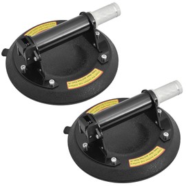 2PCS Electric Vacuum Suction Cups with Metal Handle 550LBS Load Capacity Glass Suction Cups to Lift Large Glass, Heavy Duty Hand-held Powerful Industrial Sucker for Window Tile Carry Replacement