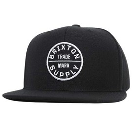 Brixton 10777 OATH III SNAPBACKCAP Snapback Cap, Black