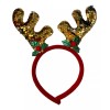 KFMX 24 Diademas De Reno Lentejuelas Navidad Fiestas