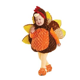 Underwraps Baby's Turkey Costume, Brown, Large (2T-4T)