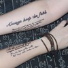 Garubimol Removable tattoos, stick-on tattoos, mini lettering tattoo stickers / 지워지는타투 붙이는타투 미니 레터링 타투스티커