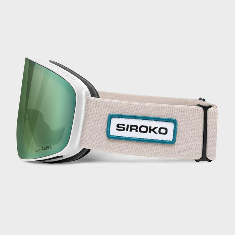 SIROKO - OTG Snowboard and Ski Goggles with Zeiss GX