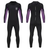 Lemorecn Kids 3mm Back Zip Full Wetsuit for Boys Girls