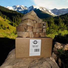 Blue Smoke Grilling Pizza Oven Mini Logs .5 cu ft - Pizza Oven Wood for Pizza Ovens - Oak and Hickory Blend Hardwood Pizza Oven Fuel