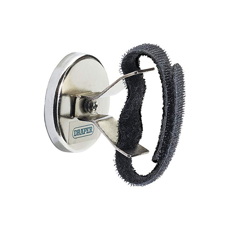 Draper 50984 Magnetic Hook and Loop Holder with Strap ,